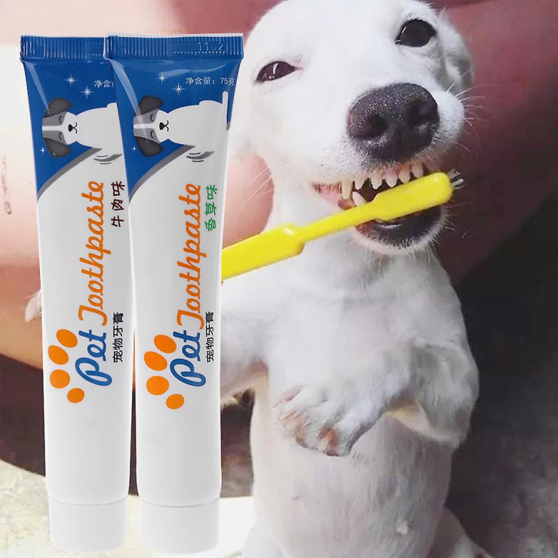 Dentifrice pour chien Dentifrice pour chiots Décapant de plaque pour animaux de compagnie pour chiens Améliorer la [...]