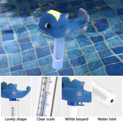Shatter Resistant Pool Thermometer Spas Swimming Floating Thermometer For Swimming Pool Bath Water