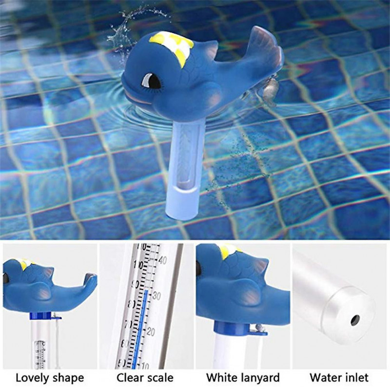 Shatter Resistant Pool Thermometer Spas Swimming Floating Thermometer For Swimming Pool Bath Water