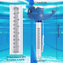 Shatter Resistant Pool Thermometer Spas Swimming Floating Thermometer For Swimming Pool Bath Water