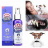 Pet Spray Dog Soins bucco-dentaires Mauvaise haleine Dents Nettoyage Haleine Assainisseur de plaque Détrait