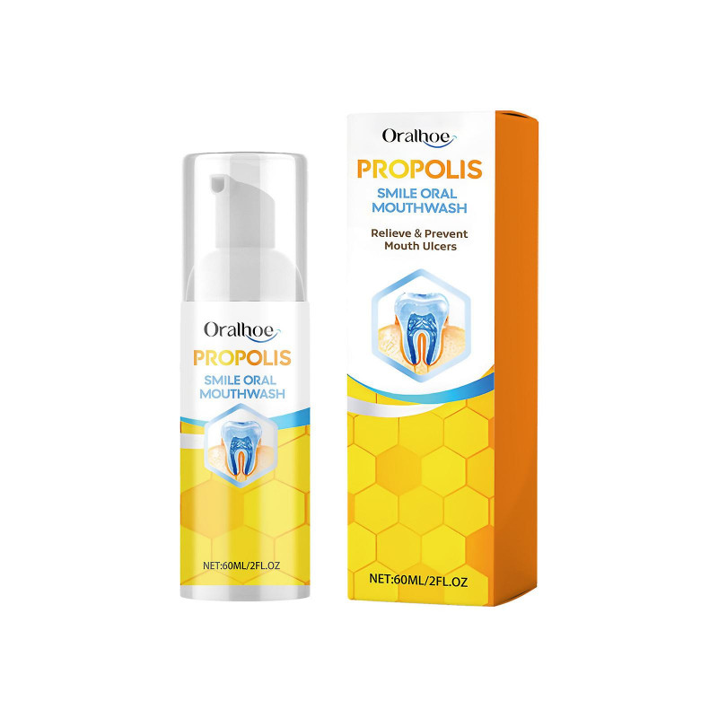 Propolis Oral Cleansing Mousse Oral Cleansing Care Tooth Stains Removal Fresh Mousse Toothpaste