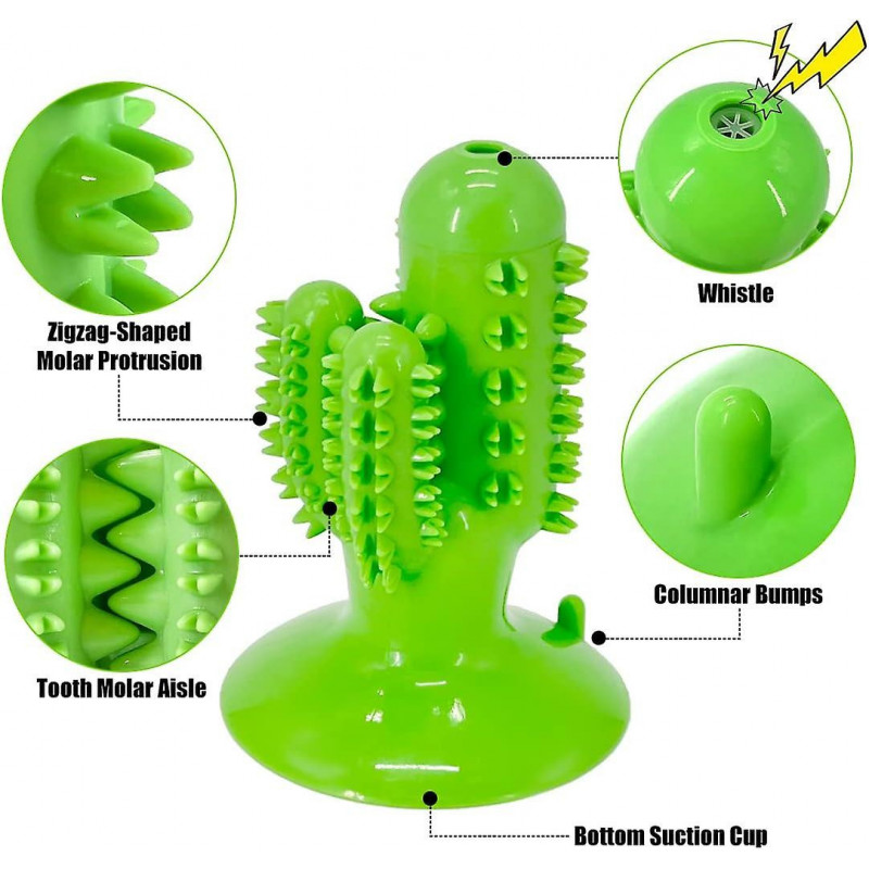 Dog Chew Toys For Intense Chewing Pet Toothbrush Stick For Teeth Oral Cleaning Cactus Shape Teeth Cleaning Toy For [...]