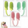 3pcs Dog Toothbrush, Finger Toothbrush Kit Pet Teeth Clean Breath Care For Dogs/cats Clean Tool Jb5-2