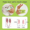 3pcs Dog Toothbrush, Finger Toothbrush Kit Pet Teeth Clean Breath Care For Dogs/cats Clean Tool Jb5-2