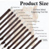 12 Pcs Outil De Sculpture En Pierre, Kit De Sculpture En Stéatite En Acier De Tungstène, Gravers Pour Le Métal [...]