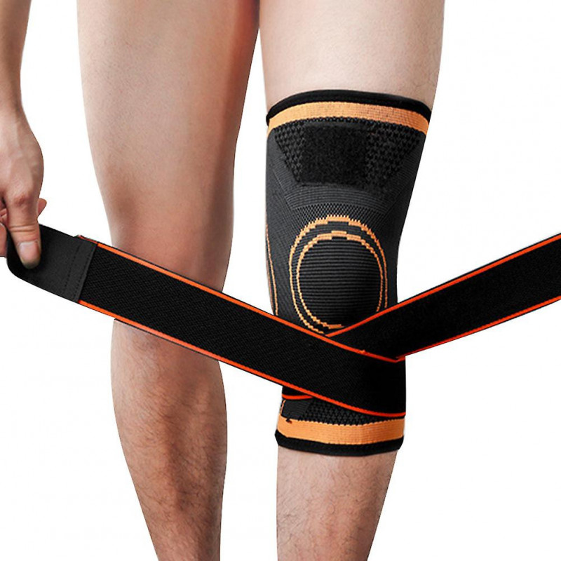 Women Men Sports Protector Knee Pad Breathable Brace Compression Strap