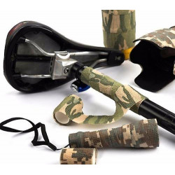 Auto-adhésif Camouflage Wrap Camouflage Wrap Gun Hunting Camo Stealth Tape 4.5m - Anti-camouflage