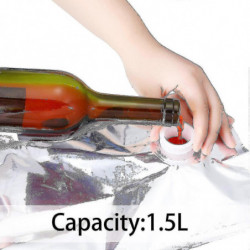 6 pièces Sac à vin Sac à main Recharge Sacs De recharge Vessies Réutilisable Réutilisable Vin Remplacement Sac de [...]