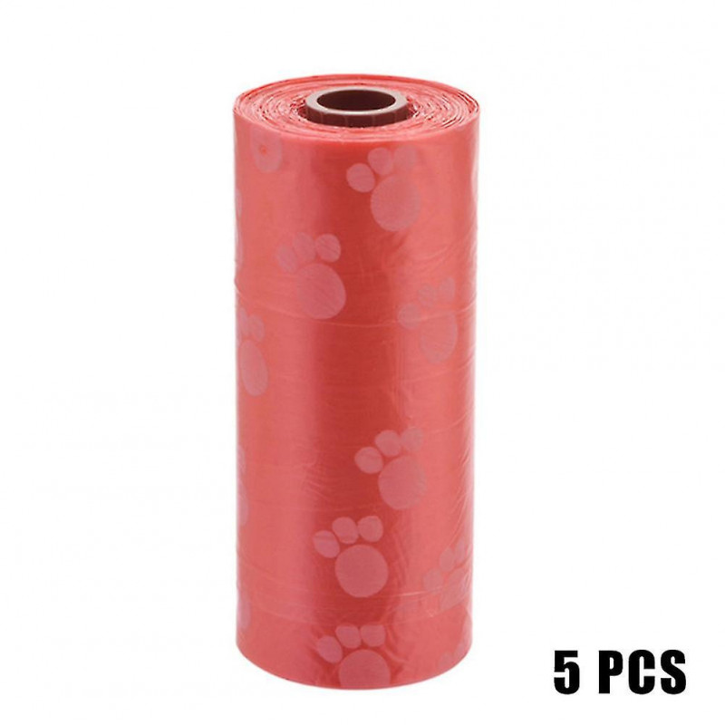 Dog Poo Bags Doggy Bags Set Pet Cat Pooper Scooper Dégradable Waste Bag Printed Garbage Bag