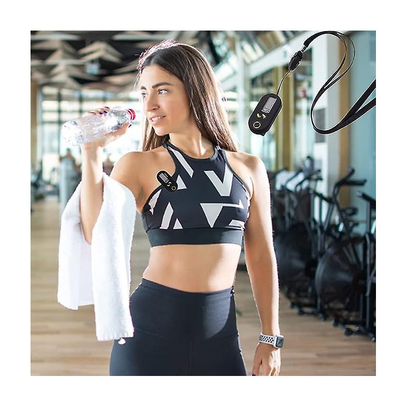 Mini Pedometer Pedometer With Clip And Neck Strap For Running Walking