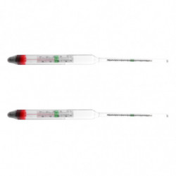 2pcs Fish Tank Accurate Hydrometer Salt Water Salinity Meter Salinimeter Glass Floating Areometer