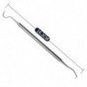 Stainless Steel Dentist Teeth Cleaning Probe Hook Pick Double Ended Oral Hygiene Dentist Explorer 1pc (D-2D) Stainless Steel Dentist Teeth Cleaning Probe Hook Pick Double Ended Oral Hygiene Dentist Explorer 1pc (D-2D)