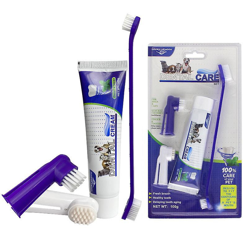 Pet Toothbrush Toothpaste Set