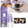 2pcs Pet Oral Repair Gel, Pet Oral Restoration White Gel, Pet Teeth Oral Care Gel, Pet Breath Freshener Gel Care Cleaner