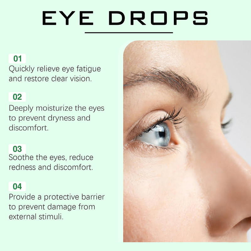 Eye care eye drops, remission dry eye drops, daily eye care eye drops, easy to carry out