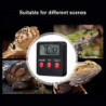 Hy Reptiles Digital Thermometer Lcd Hygrometer Temperature And Humidity Gauge For Terrarium Pets Incubator, Tank
