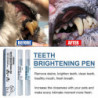 2 Pack Pets Dog Teeth Cleaning Pen, Teeth Cleaning Pen, Dogs Cats Stains Remover Tool, Pet Tooth Cleaning Tool