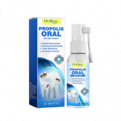 Spray de traitement instantané oral à la propolis, nettoyer les dents, protéger les gencives, rafraîchir [...]