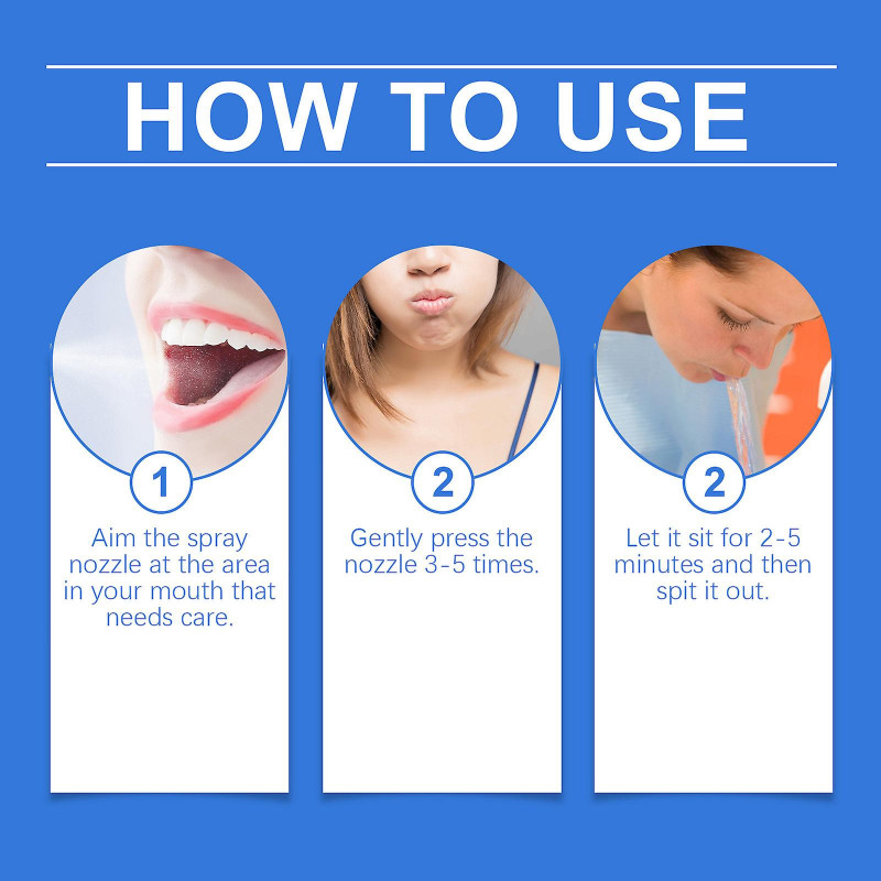 Spray de traitement instantané oral à la propolis, nettoyer les dents, protéger les gencives, rafraîchir [...]