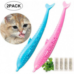2pcs Cat Dental Hygiene, Cat Dental Toy, Chew Silicone Molar Toy Interactive Toy For Cleaning Cat Teeth Against [...]