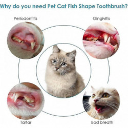 2pcs Cat Dental Hygiene, Cat Dental Toy, Chew Silicone Molar Toy Interactive Toy For Cleaning Cat Teeth Against [...]