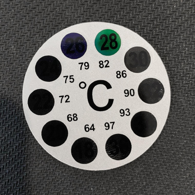 Autocollants de température numériques adhésif pour la fermentation de bière de brasserie Kombucha 10x