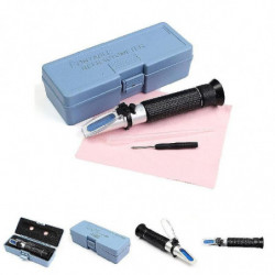Salinity Meter Refractometer Dual Scale 10 To 107 Sg Salt Tester For Aquarium Seawater Edf