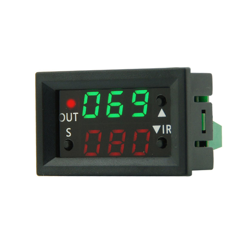 Dc12v Relais de contrôle de température numérique Ntc3950 Sonde de capteur étanche