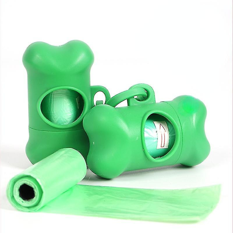 Distributeur de sacs à déchets pour chiens Sacs de caca Bone Shape Pet Petit chien Outdoor Waste Poop Bag [...]