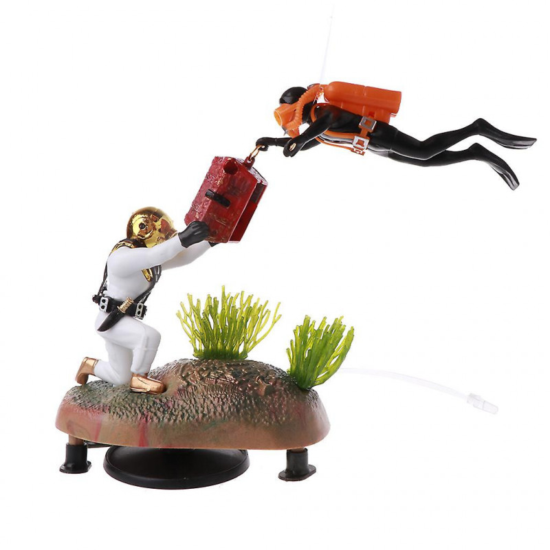Aquarium Diver Décoration Treasure Hunter Convient à toutes sortes d’aquariums