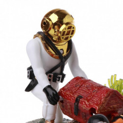 Aquarium Diver Décoration Treasure Hunter Convient à toutes sortes d’aquariums