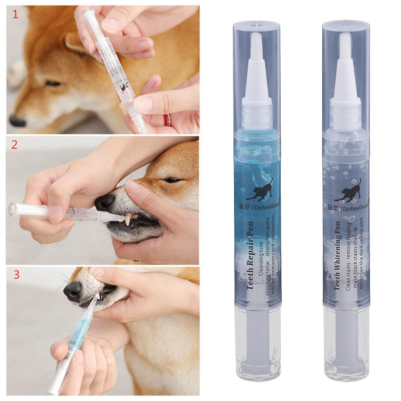 Pet Dental CalculusNettoyage Pen Nettoyage oral pour chiens et chats 2 Compte
