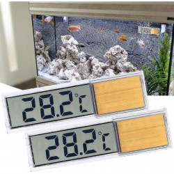 Wabjtam Aquarium Thermometer,2 High Sensitivity Digital,two Side Stickers,accuracy Up To 0.1 Degree (gold)