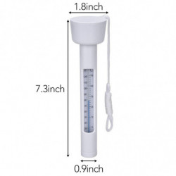 2PC Swimming Pool Temperature With Large Easy-To-Read Temperature Display 5ML