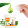 120pcs Pet Eye Wipes Eye Cleaners pour chiens Chats Élimine la croûte de saleté et la décharge