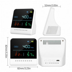 Détecteur d’alarme CO2 de moniteur de qualité de l’air avec écran LCD Testeur de dioxyde de carbone d’affichage de [...]