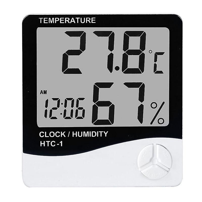 Temperature Gauge Easy To Control Multifunction White Incubators Reptile Temperature Meter For Office Jikaix