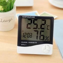 Temperature Gauge Easy To Control Multifunction White Incubators Reptile Temperature Meter For Office Jikaix