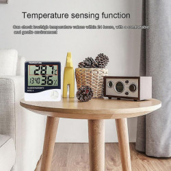 Temperature Gauge Easy To Control Multifunction White Incubators Reptile Temperature Meter For Office Jikaix