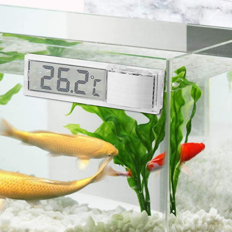 Electronic Aquarium Thermometer, Exquisite And Compact Double-sided Adhesive High-sensitivity Simple