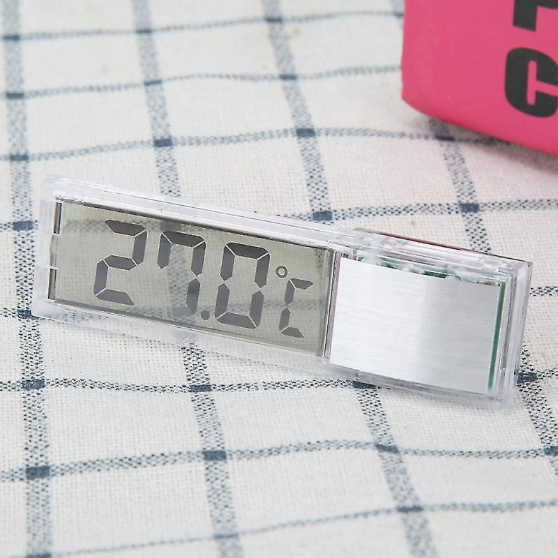 Electronic Aquarium Thermometer, Exquisite And Compact Double-sided Adhesive High-sensitivity Simple