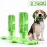 Dog Toothbrush Made Of Natural Rubber, Chew Toy For Teeth Cleaning, Dental Care, Puppy Training