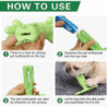Dog Toothbrush Made Of Natural Rubber, Chew Toy For Teeth Cleaning, Dental Care, Puppy Training
