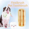 Pet Toothbrush, Nano Flex Pet Toothbrush, Flexibrush Pet Toothbrush with Tongue Scraper, Zentric Dog Toothbrush, [...]