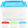 4Pcs Portable Fish Tank Handheld Aquarium Fish Tank Transparent Turtle Box Pet Hamster Box 4Pcs Portable Fish Tank Handheld Aquarium Fish Tank Transparent Turtle Box Pet Hamster Box
