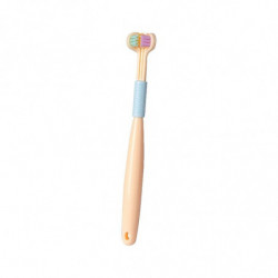 YALINA Brosse à dents trois faces A22 Kids Jaune YALINA Brosse à dents trois faces A22 Kids Jaune