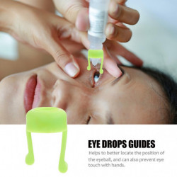 2pcs Portable Eye Drops Bracket Useful Silicone Eye Drops Aid Tools for Home