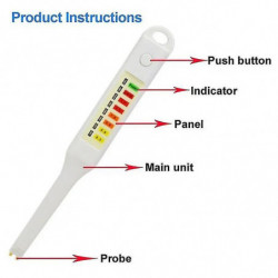 Led Electronic Food Salt Salinity Tester Pen Soil Salinity Meter Waterproof Dish Soup Salinometer