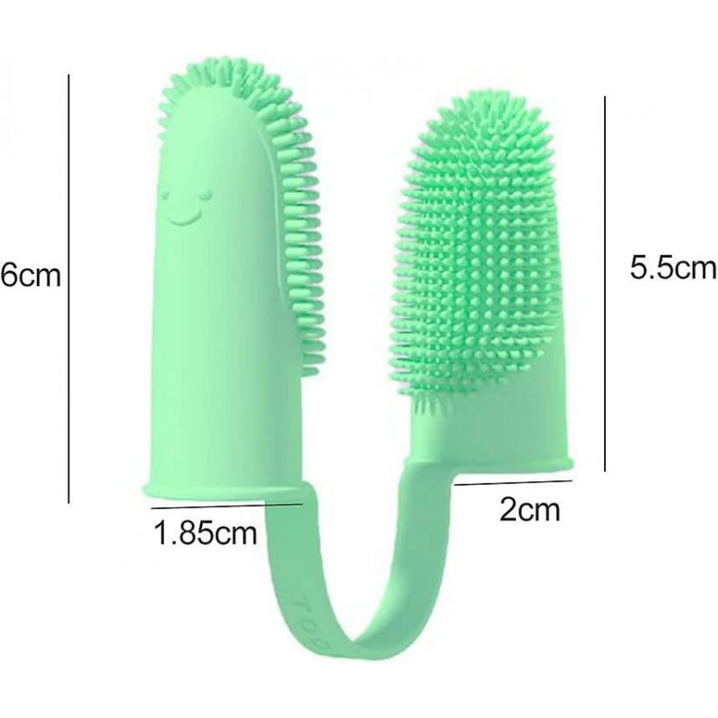 Pack of 3 Silicone Finger Toothbrush for Dogs, Toothbrush Dog, Finger Toothbrushes